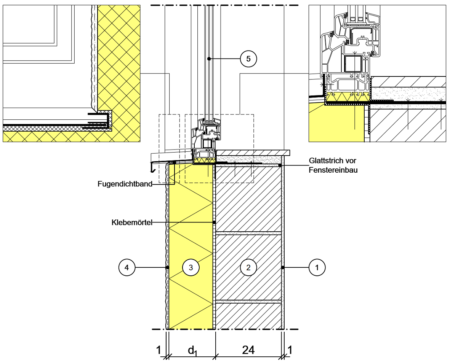 Detailseite Planungsatlas Hochbau Außenwand mit