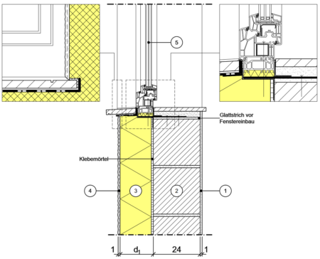 Detailseite Planungsatlas Hochbau Außenwand mit